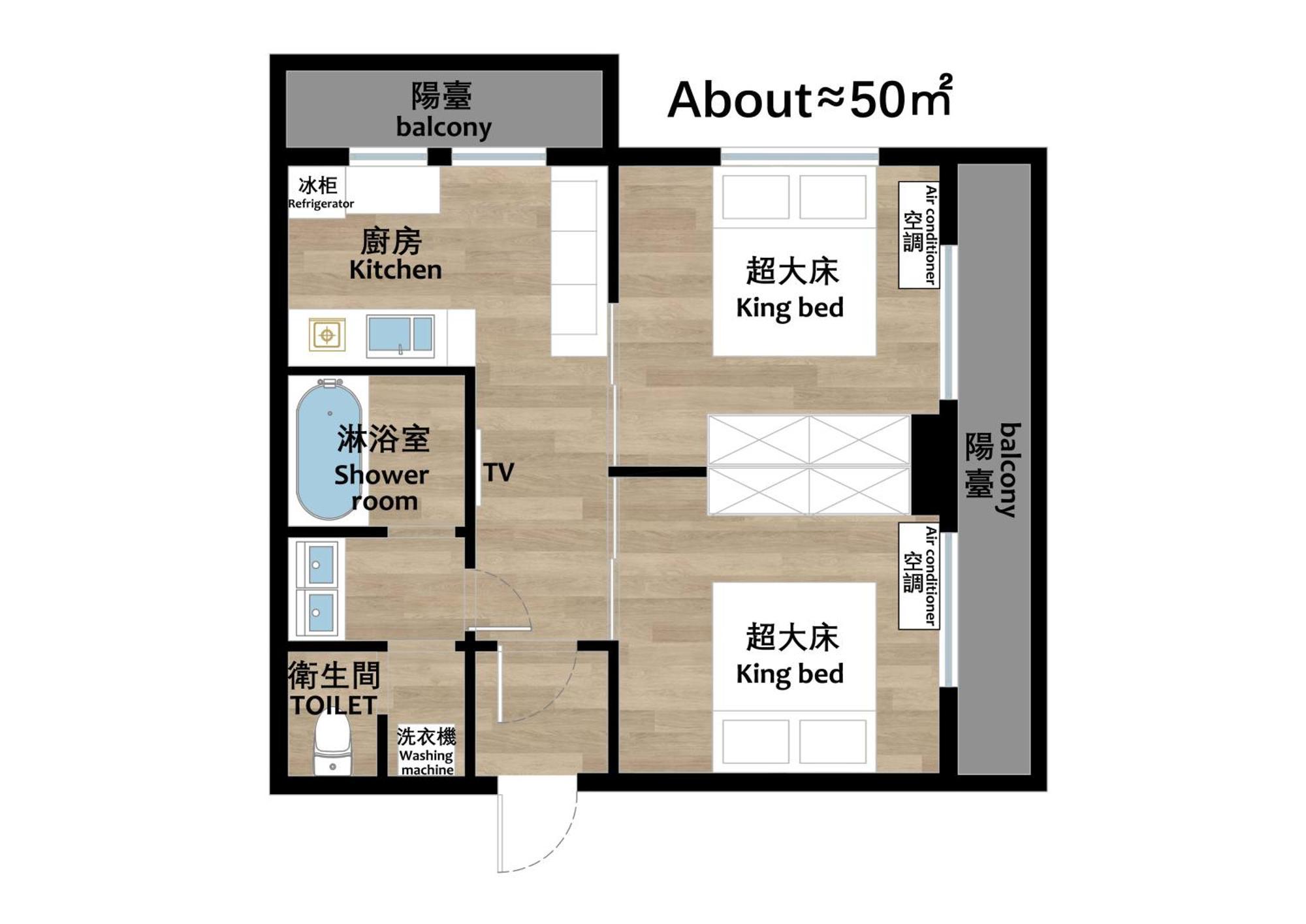 Ostay Vermillion Namba 公寓式飯店